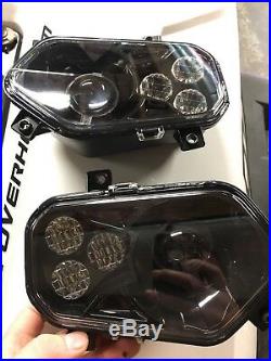 12-16 Polaris Sportsman Black Led Conversion Headlights Kit 1000 800 850 500