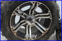 17-20 Polaris Sportsman 850 Xp Front Wheels Rims W Tires