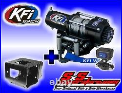 2000 lb KFI Winch Combo Polaris Sportsman 550 850 XP & 2011-2021 400 500 570 800
