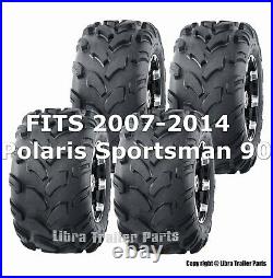 2007-2014 Polaris Sportsman 90 Full Set tires 19x7-8 19x7x8 & 18x9.5-8 18x9.5x8
