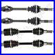 4p CV Joint Axle Rear Front Right Left For Polaris Sportsman 500 1999-2002 Black