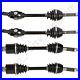 4x CV Joint Axle Rear Front For 2003-05 Polaris Sportsman 400 500 600 700 Metal