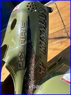 97 98 POLARIS SPORTSMAN 500, 1999 335 FRONT FENDER CAB OEM Green 2631927-191