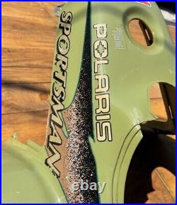 97 98 POLARIS SPORTSMAN 500, 1999 335 FRONT FENDER CAB OEM Green 2631927-191