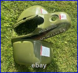 97 98 POLARIS SPORTSMAN 500, 1999 335 FRONT FENDER CAB OEM Green 2631927-191