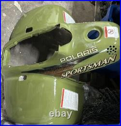 97 98 POLARIS SPORTSMAN 500, 1999 335 FRONT FENDER CAB OEM Green 2631927-191