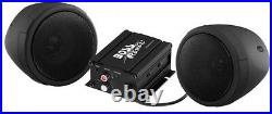 Boss Audio 600 Watt Sound System Black Polaris Ranger Rzr Utv Sportsman Atv New