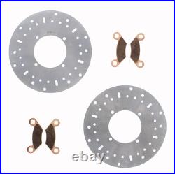 Brake Rotors and Brake Pads for Polaris Sportsman 500 4x4 2007 2008 Front Brakes Brake Rotors and Brake Pads for Polaris Sportsman 500 4x4 2007 2008 Front Brakes