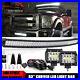 For 99-15 Ford F250 F350 Super Duty 52 Curved LED Light Bar +4” Pods + Wiring