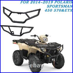 Front & Rear Brush Guard Bumper Set For 2014-2019 Polaris Sportsman 450 570 ETX