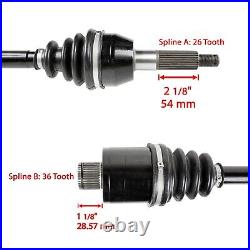 Front Rear CV Joint Axle for Polaris Sportsman 500 4x4 HO 2013-14 Except Touring