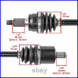 Front Right And Left CV Joint Axles for Polaris Sportsman 850 2011-2015