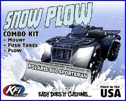 Polaris 850 Sportsman 2009-2021 KFI ATV 54 Snow Plow Combo Kit