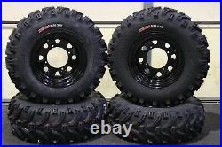 Polaris Sportsman 400 25 Kenda Bear Claw Atv Tire Itp Black Atv Wheel Kit Pold