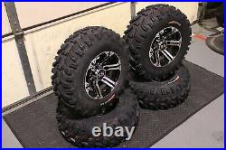 Polaris Sportsman 450 25 Bear Claw Atv Tire & Viper M/b Wheel Kit Pol3ca
