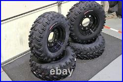 Polaris Sportsman 450 25 Kenda Bear Claw Atv Tire Itp Black Atv Wheel Kit Pold