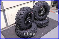 Polaris Sportsman 450 25 XL Bear Claw Atv Tire & Sti Hd4 Wheel Kit Pol3ca
