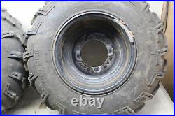 Polaris Sportsman 500 Oem Front Wheels Rims W 26x8-12 Tires 1520269-067 SEE PICS