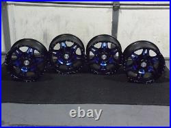 Polaris Sportsman 570 14 Hd7 Blue Atv Wheels (set 4) Lifetime Warranty Pol3ca