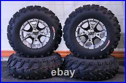 Polaris Sportsman 570 25 Bear Claw Atv Tire & Cobra M/b Wheel Kit Pol3ca