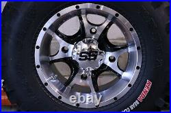 Polaris Sportsman 570 25 Bear Claw Atv Tire & Cobra M/b Wheel Kit Pol3ca