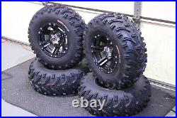 Polaris Sportsman 570 25 Bear Claw Atv Tire & Itp Ss212 Blk Wheel Kit Pol3ca