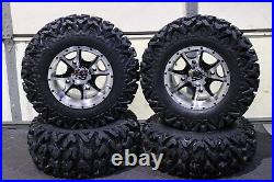 Polaris Sportsman 570 25 Rip Saw R/t Atv Tire & Cobra M/b Wheel Kit Pol3ca