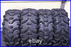 Polaris Sportsman 570 25 XL Bear Claw Atv Tire & Viper M/b Wheel Kit Pol3ca