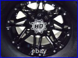 Polaris Sportsman 570 27 Quadking Atv Tire & Sti Hd3 Blk Wheel Kit Pol3ca