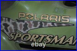Polaris Sportsman Boss Plastics Front Fender OLIVE GREEN OEM 2631987 96-04 NICE
