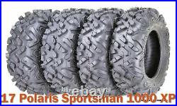 Set 4 ATV UTV Tires 26x8-14 & 26x10-14 for 17 Polaris Sportsman 1000 XP