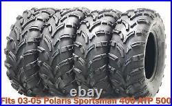 Set 4 WANDA ATV tires 25x8-12 & 25x11-12 fr 03-05 Polaris Sportsman 400 ATP 500