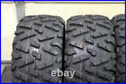 Sportsman 550 26 Bighorn Radial Atv Tire & 14 Viper Blk Wheel Kit Pol1ca